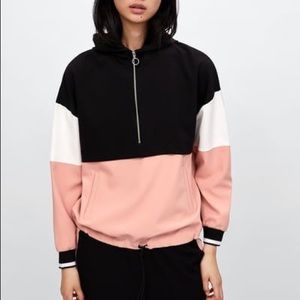 ✨Zara Color Block  Quarter Zip✨